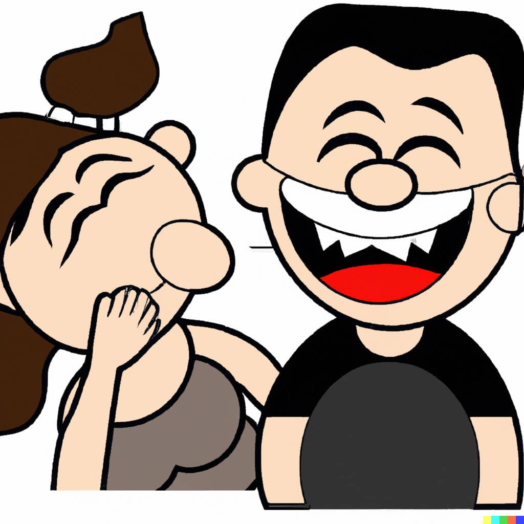 DALL·E 2022-11-30 13.09.22 – joke on husband and wife that will have people laughing